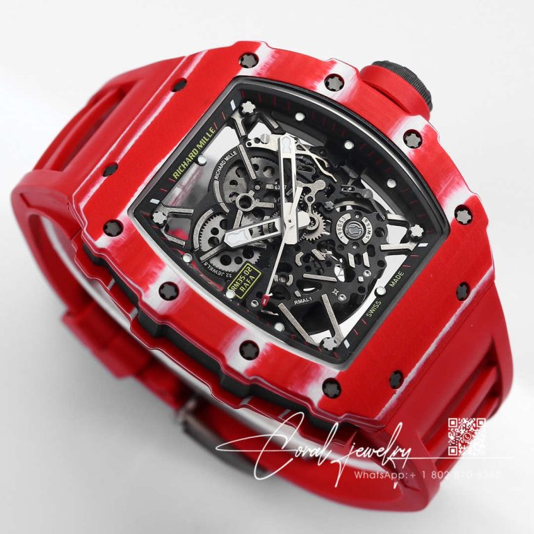 Replica Richard Mille Rm35 02 Bbr Factory Red Carbon Fiber Skeleton Dial (2)