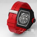 Replica Richard Mille Rm35 02 Bbr Factory Skeleton Dial Red Rubber Strap (9)