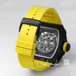 Replica Richard Mille Rm35 02 Bbr Factory Yellow Strap Skeleton Dial (9)