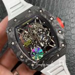 Replica Richard Mille Rm35 02 Kv Factory White Strap (13)