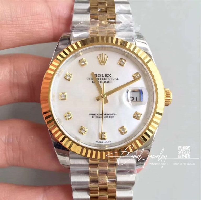 Replica Rolex Datejust M126333 0018 Ew Factory Yellow Bezel (1)