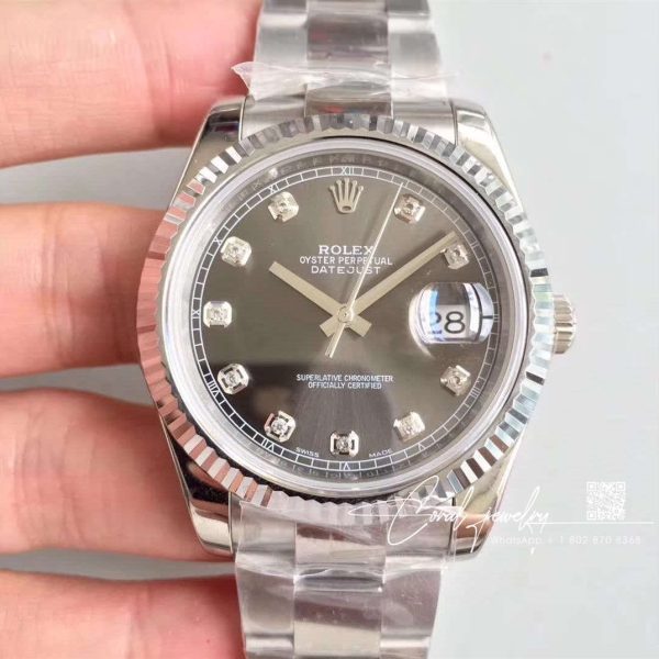 Replica Rolex Datejust M126334 0005 Ew Factory Stainless Steel Strap (1)