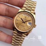 Replica Rolex Day Date M128238 0045 Yellow Gold Ew Factory Champagne Dial (3)