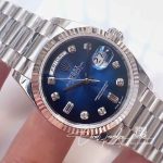 Replica Rolex Day Date M128239 0023 36mm Gm Factory Blue Dial (4)