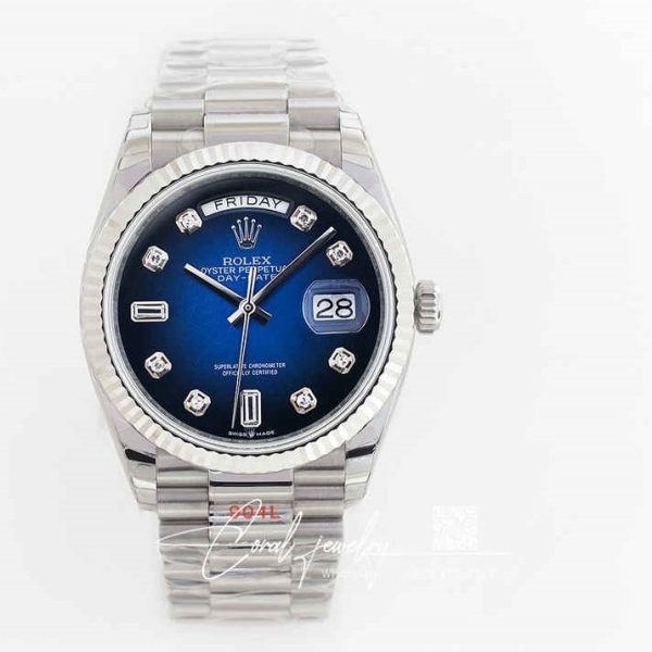 Replica Rolex Day Date M128239 0023 Ew Factory Diamond Set Dial (1)