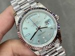 Replica Rolex Day Date M228236 0006 Gm Factory Silver Stainless Steel Strap (2)