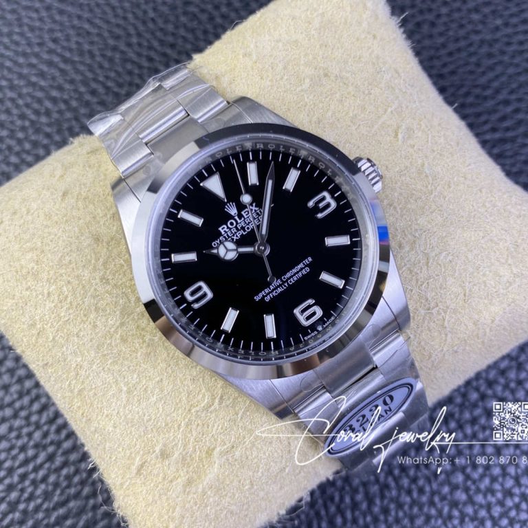 Replica Rolex Explorer M124270 0001 36mm Clean Factory Stainless Steel (2)