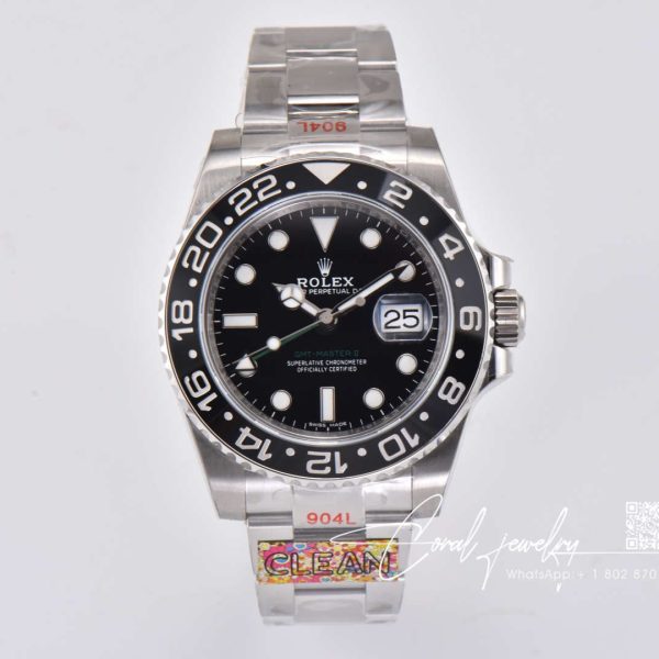 Replica Rolex Gmt Master Ii 116710ln 78200 Clean Factory Stainless Steel Strap (1)