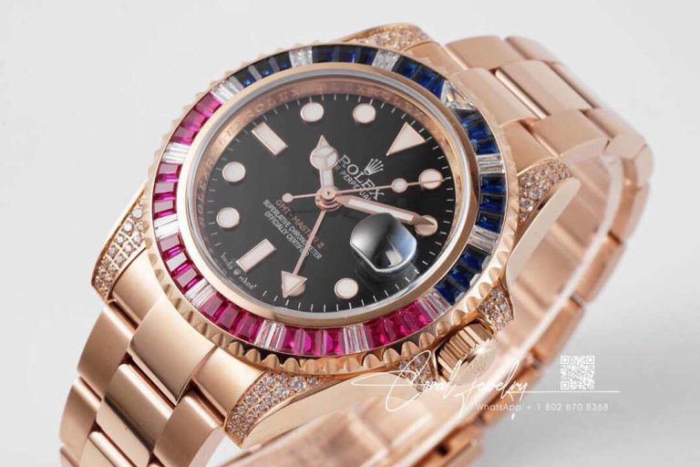 Replica Rolex Gmt Master Ii 116759 Saru Or Factory Rose Gold (2)