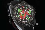 Replica Rolex Gmt Master Ii Diw Black Strap (12)