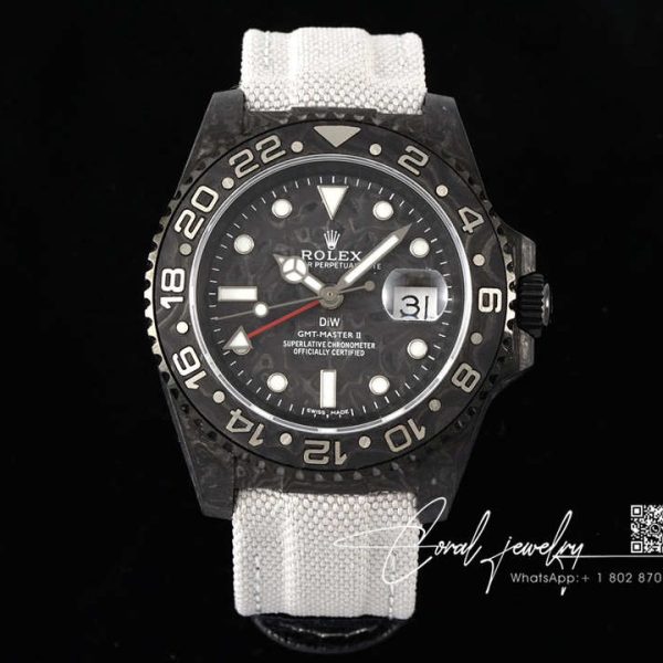 Replica Rolex Gmt Master Ii Diw White Strap (1)