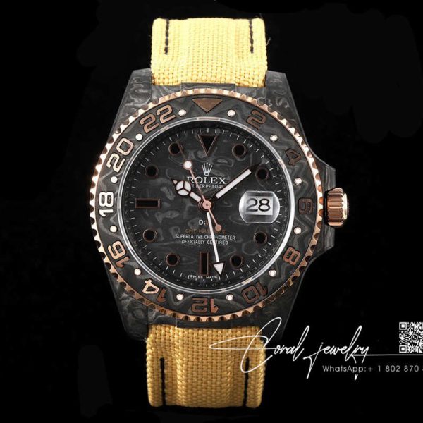 Replica Rolex Gmt Master Ii Diw Yellow Strap (1)