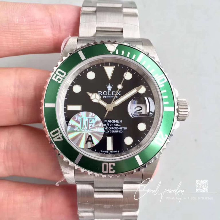 Replica Rolex Submariner 16610lv 93250 Jf Factory Stainless Steel Strap (1)