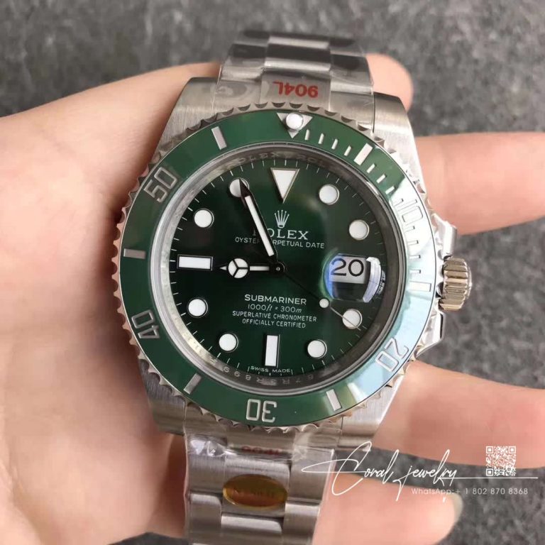 Replica Rolex Submariner Date Oyster 40mm Oystersteel 116610lv Noob Factory V10 Green Dial Watch (1)