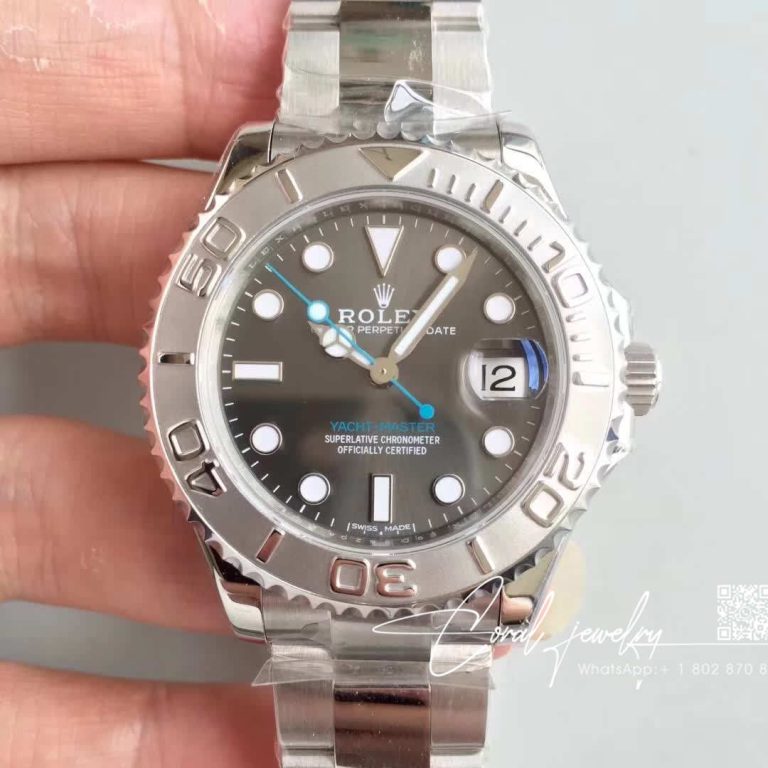 Replica Rolex Yacht Master 40mm 116622 Ar Factory Anthracite Dial (1)