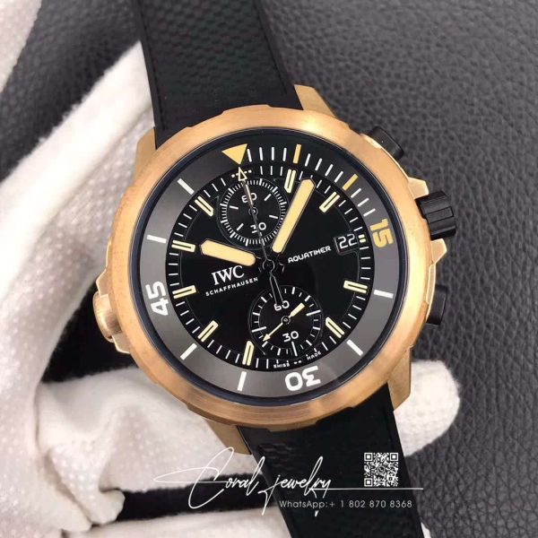 Replica Iwc Aquatimer Darwin Adventure Tour Special Edition Iw379503 V6 Factory Black Strap (2)