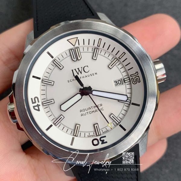 Replica Iwc Aquatimer Iw329003 V6 Factory Black Strap (2)