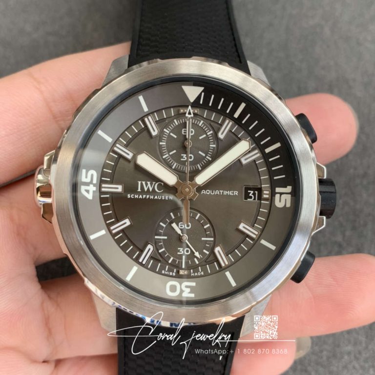 Replica Iwc Aquatimer Iw379506 Shark Special Edition V6 Factory Gray Dial (1)