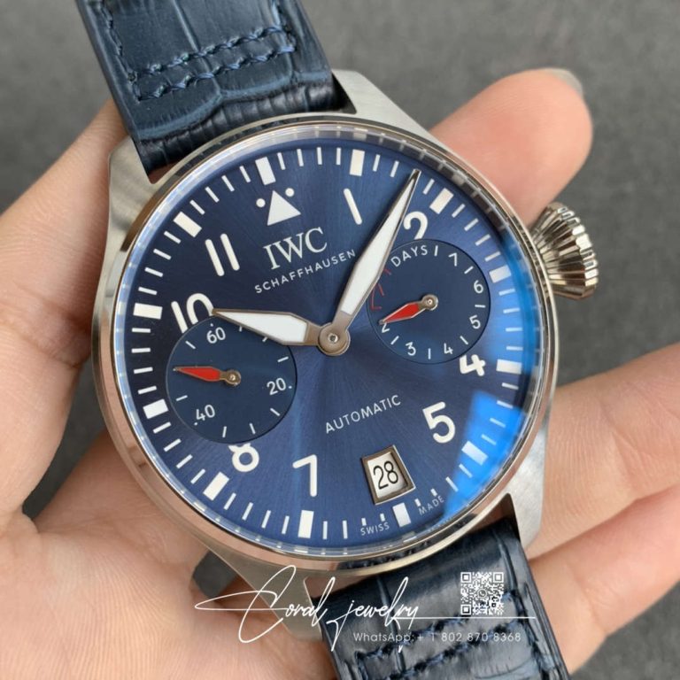 Replica Iwc Big Pilot Iw501008 Boutique London Edition Zf Factory Blue Dial (2)