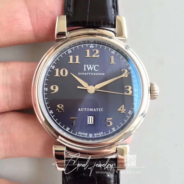 Replica Iwc Da Vinci Automatic Iw356605 Mks Factory Blue Dial (1)