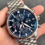 Replica Iwc Pilot Chronograph Edition Le Petit Prince Iw377717 Zf Factory V2 Blue Dial (2)