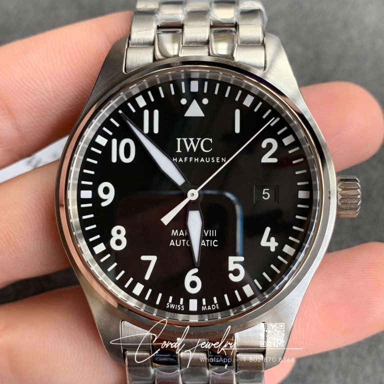 Replica Iwc Pilot Iw327011 V7 Factory Stainless Steel Strap (1)