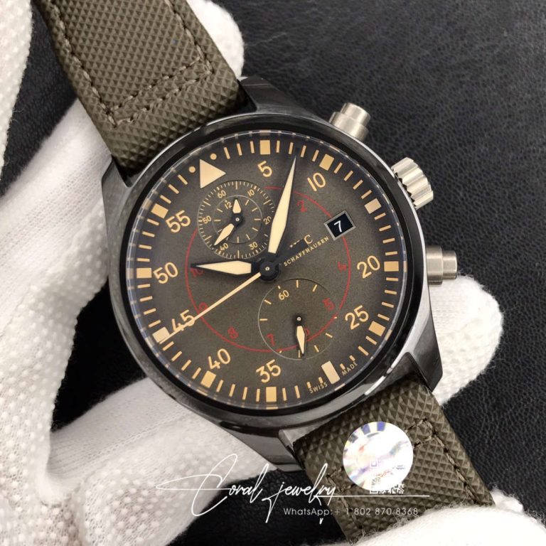 Replica Iwc Pilot Iw388002 V6 Factory Brown Strap (2)