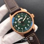 Replica Iwc Pilot Spitfire Utc Mj271 Iw327101 Zf Factory Green Dial (3)