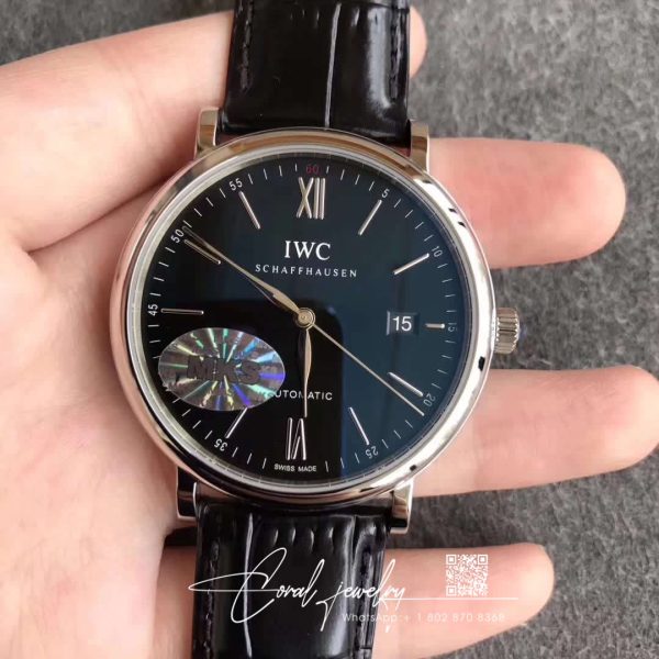 Replica Iwc Portofino Boutique Edition Iw356512 Mks Factory Black Dial (1)