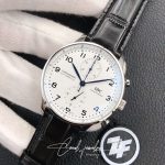 Replica Iwc Portugieser Chronograph Edition 150 Years Iw371602 Zf Factory White Dial (3)