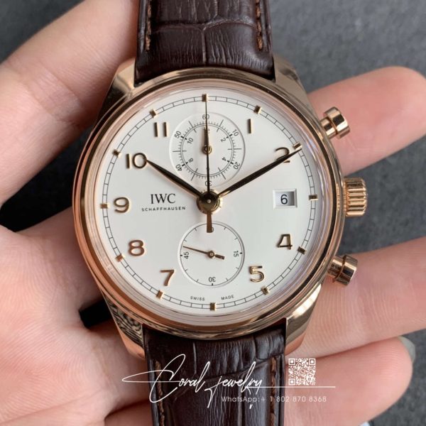 Replica Iwc Portugieser Iw390301 Zf Factory Brown Strap (1)