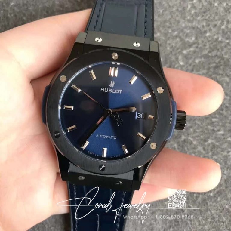 Replica Gsf Hublot Classic Fusion 542.cm.7170.lr Gs Factory Blue Strap (1)