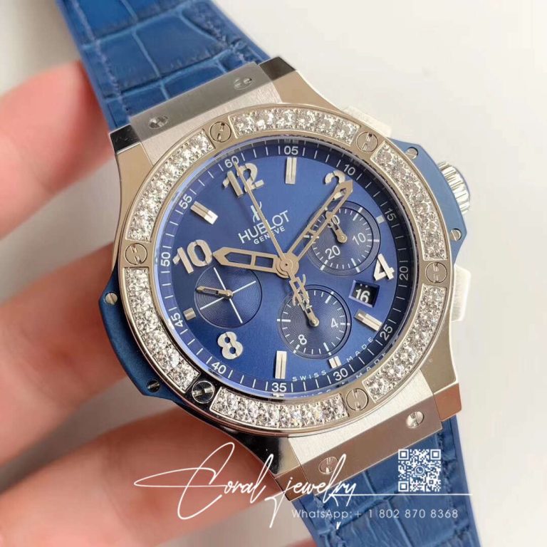 Replica Hublot Big Bang 341.sx.7170.lr.1204 V6 Factory Blue Strap (2)