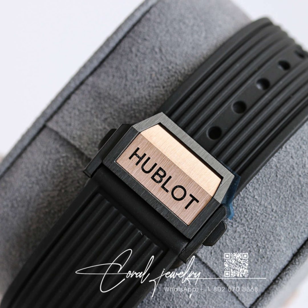 Replica Hublot Big Bang 421.ox.1180.rx.1104 Zf Factory Black Rubber Strap (9)