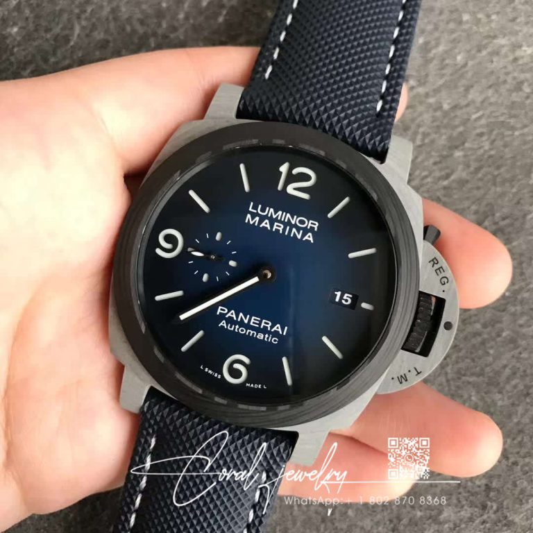 Replica Panerai Luminor Pam1663 Vs Factory Blue Dial (2)