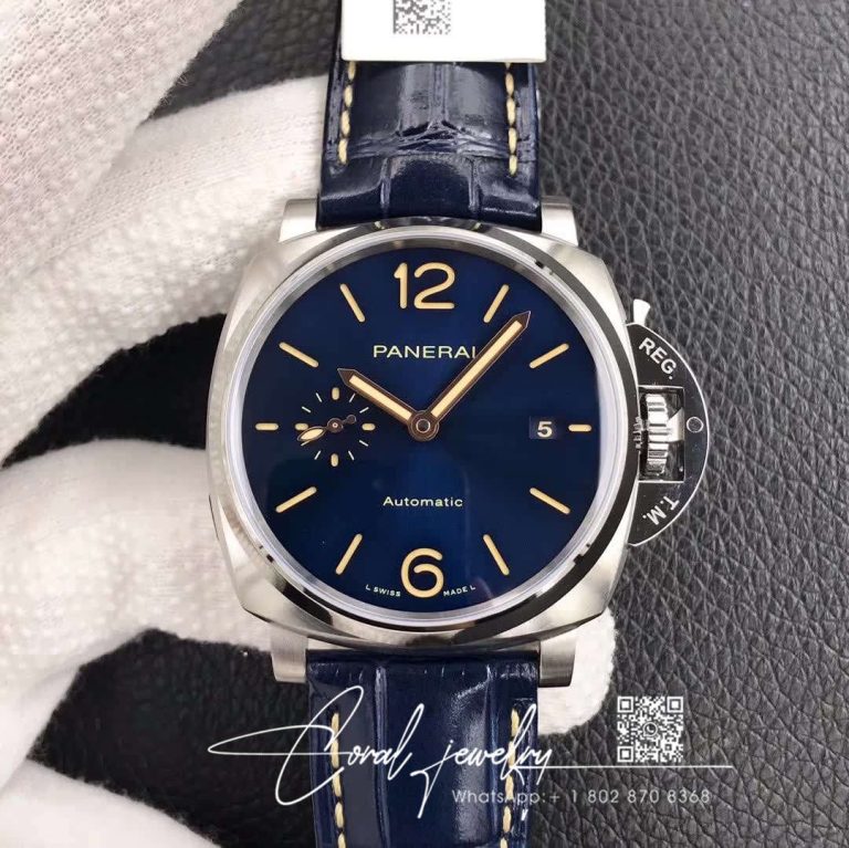 Replica Panerai Luminor Pam01313 Vs Factory Blue Strap (1)