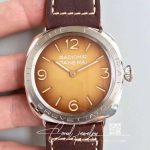 Replica Panerai Radiomir 3 Days Acciaio Brevettato Pam687 Zf Factory Brown Dial (1)