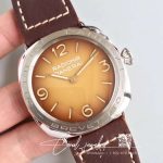 Replica Panerai Radiomir 3 Days Acciaio Brevettato Pam687 Zf Factory Brown Dial (2)