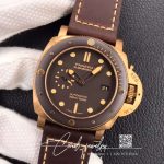 Replica Panerai Submersible Pam00968 King Of Bronze Vs Factory Brown Dial (3)