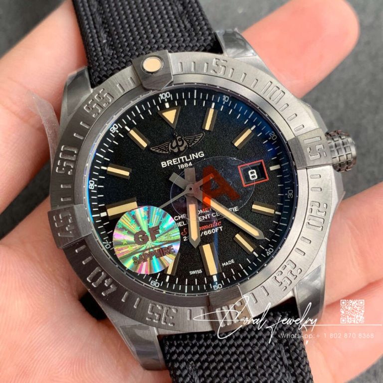 Replica Breitling Avenger Blackbird 44 V1731110bd74109wm20basa.1 Gf Factory Black Dial (2)