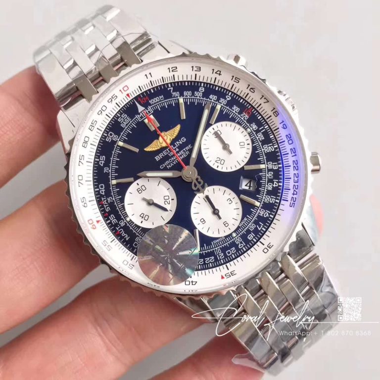 Replica Breitling Navitimer 01 Ab012012bb01447a Jf Factory Blue Dial (2)