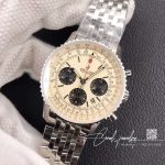 Replica Breitling Navitimer 1 B01 Ab0121211g1a1 Gf Factory Stainless Steel Strap (3)