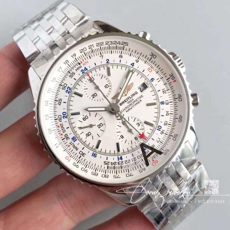 Replica Breitling Navitimer World A2432212g571 443a Jf Factory White Dial (2)