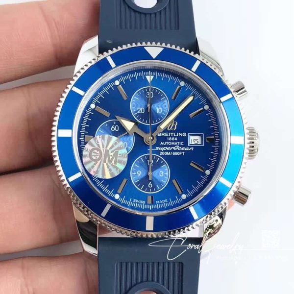 Replica Breitling Superocean Heritage Ii Chronograph A1331216 Om Factory Blue Dial (1)