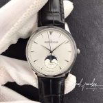 Replica Jaeger Lecoultre Master Ultra Thin Moon 1368420 Zf Factory Silver Dial (1)