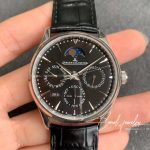 Replica Jaeger Lecoultre Master Ultra Thin Moon Perpetual Calendar 1308470 V9 Factory Black Dial (1)