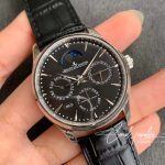 Replica Jaeger Lecoultre Master Ultra Thin Moon Perpetual Calendar 1308470 V9 Factory Black Dial (2)