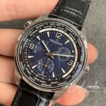 Replica Jaeger Lecoultre Polaris Geographic 904847j 42mm Twa Factory Black Blue Textured Dial (3)