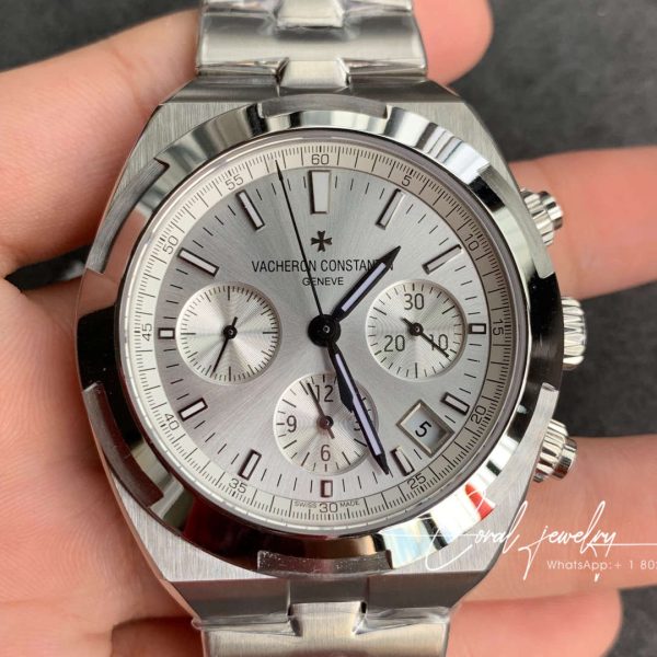 Replica Vacheron Constantin Overseas Chronograph 5500v110a B075 Jh Factory Silver Dial (1)