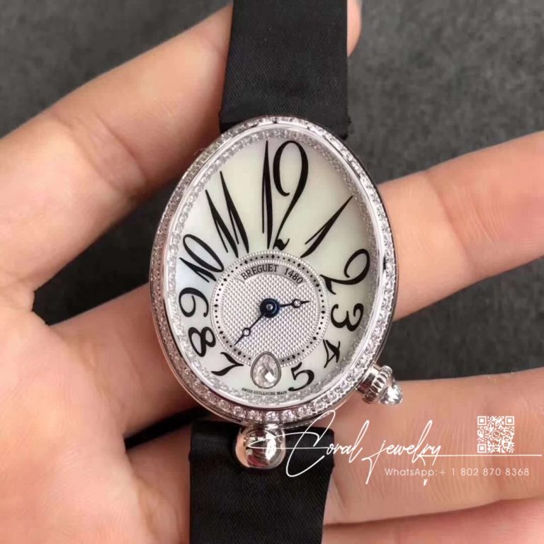 Replica Breguet Reine De Naples 8918bb58864d00d Zf Factory White Mother Of Pearl Dial (1)